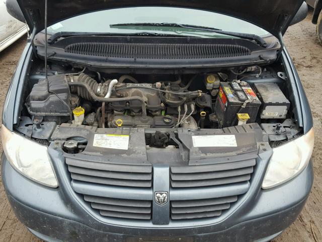 1D4GP24R96B598877 - 2006 DODGE GRAND CARA BLUE photo 7