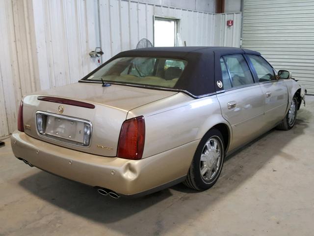 1G6KD54Y45U123507 - 2005 CADILLAC DEVILLE GOLD photo 4