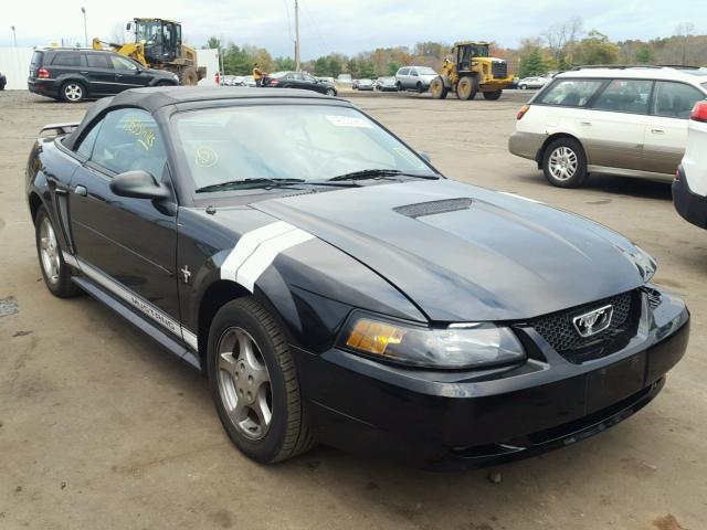 1FAFP44412F227066 - 2002 FORD MUSTANG BLACK photo 1