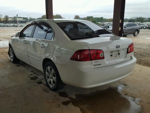 KNAGE123665062069 - 2006 KIA OPTIMA LX WHITE photo 3