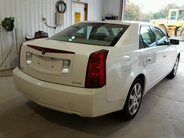 1G6DP577860153203 - 2006 CADILLAC CTS HI FEA WHITE photo 4