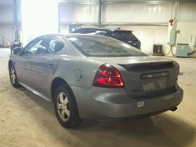 2G2WP552181161765 - 2008 PONTIAC GRAND PRIX GRAY photo 3