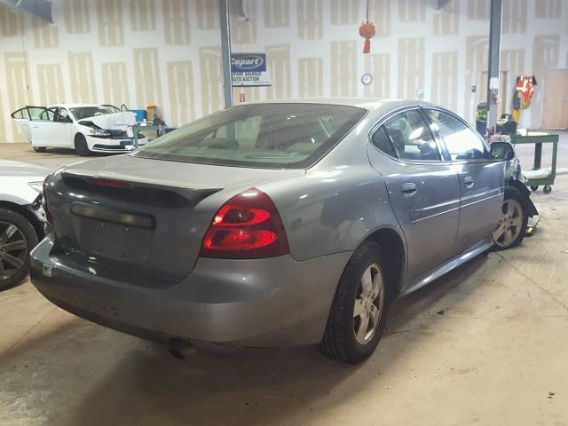 2G2WP552181161765 - 2008 PONTIAC GRAND PRIX GRAY photo 4