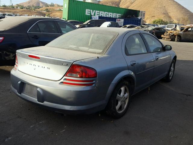 1B3EL46X76N145882 - 2006 DODGE STRATUS SX BLUE photo 4