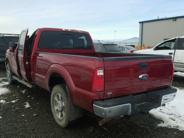 1FT7W2B64GEB78145 - 2016 FORD F250 SUPER RED photo 3