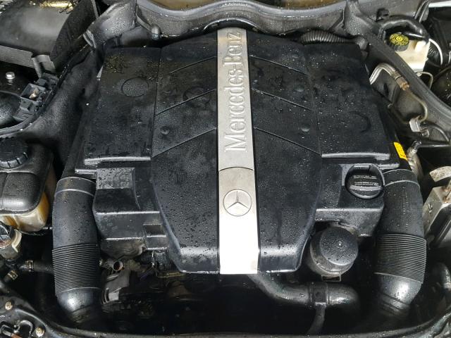 WDBRF84J75F701421 - 2005 MERCEDES-BENZ C 320 4MAT BLACK photo 7