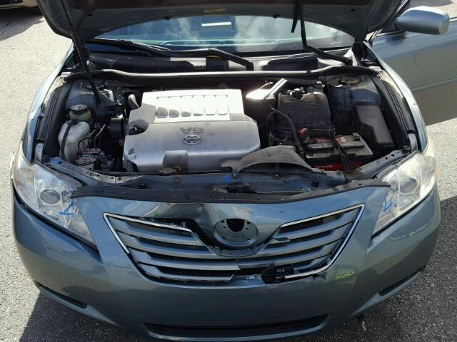 4T1BK46K37U533283 - 2007 TOYOTA CAMRY NEW BLUE photo 7