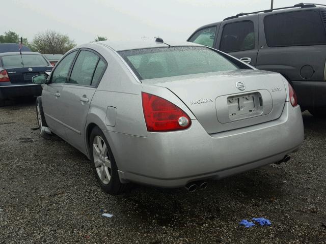 1N4BA41E44C873381 - 2004 NISSAN MAXIMA SE SILVER photo 3