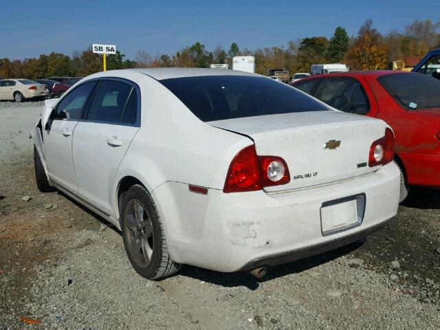 1G1ZC5E0XAF193883 - 2010 CHEVROLET MALIBU 1LT WHITE photo 3