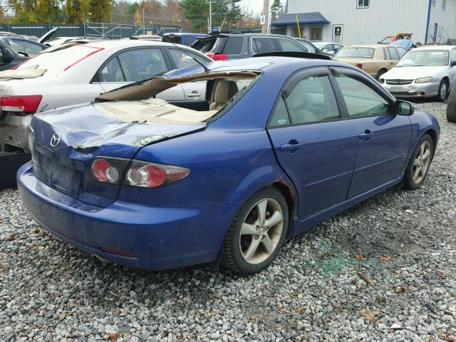 1YVHP80C265M03541 - 2006 MAZDA 6 I BLUE photo 4