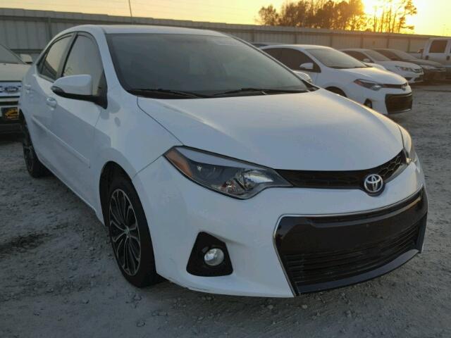 5YFBURHE0FP207245 - 2015 TOYOTA COROLLA L WHITE photo 1