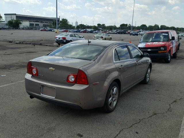 1G1ZH57B28F203834 - 2008 CHEVROLET MALIBU 1LT GOLD photo 4