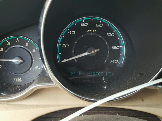 1G1ZH57B28F203834 - 2008 CHEVROLET MALIBU 1LT GOLD photo 8