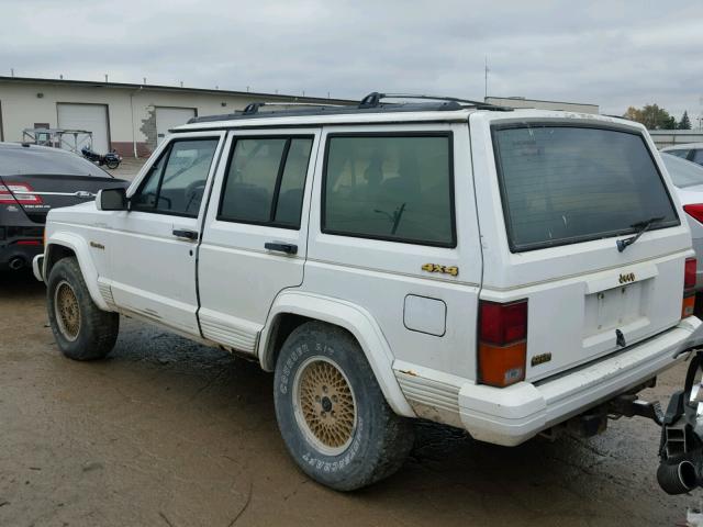 1J4FJ78S0ML606841 - 1991 JEEP CHEROKEE L WHITE photo 3