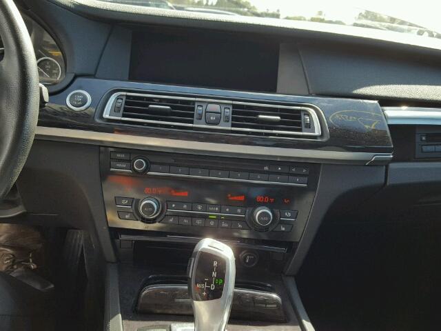 WBAKC8C52ACY68830 - 2010 BMW 750 LI SILVER photo 9