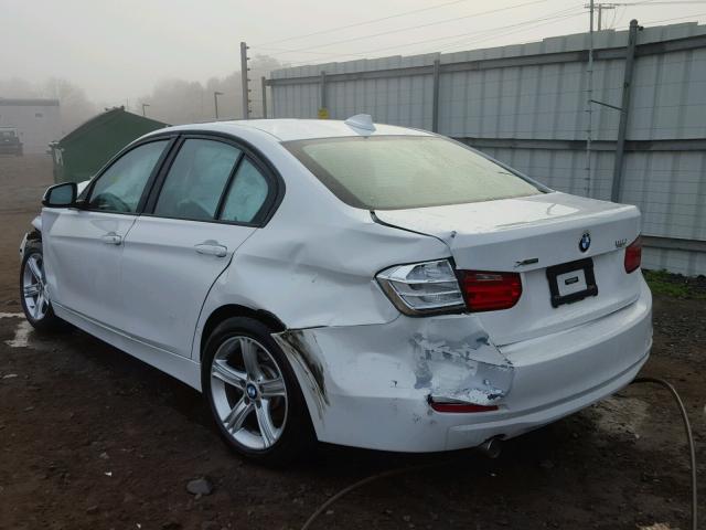 WBA3C3C56EP661427 - 2014 BMW 320 WHITE photo 3