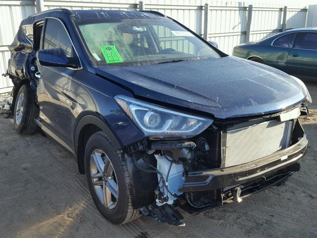 5XYZU3LB4HG491432 - 2017 HYUNDAI SANTA FE S BLUE photo 1