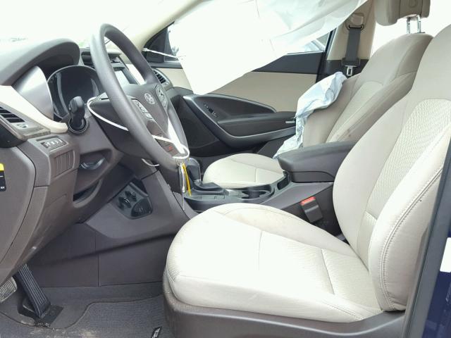 5XYZU3LB4HG491432 - 2017 HYUNDAI SANTA FE S Mavi foto 5