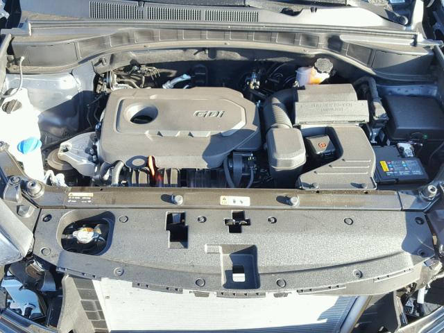 5XYZU3LB4HG491432 - 2017 HYUNDAI SANTA FE S Mavi foto 7