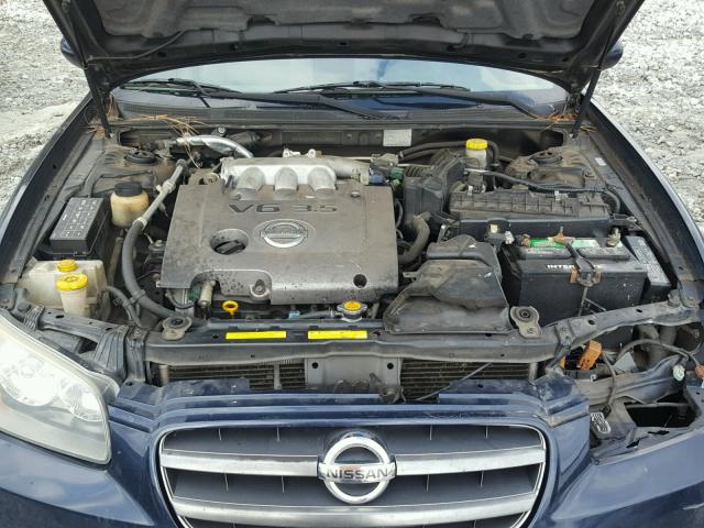 JN1DA31D92T423651 - 2002 NISSAN MAXIMA BLUE photo 7