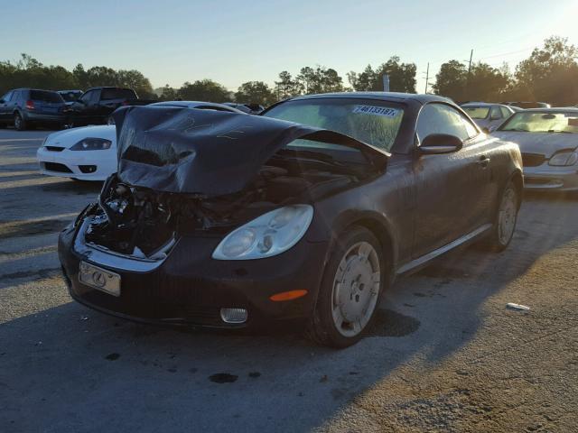 JTHFN48YX20033621 - 2002 LEXUS SC 430 BLACK photo 2