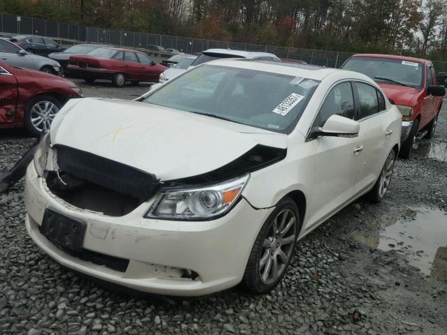 1G4GE5GV0AF190844 - 2010 BUICK LACROSSE C WHITE photo 2