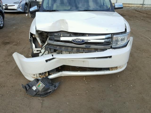 2FMHK6DC3BBD10533 - 2011 FORD FLEX LIMIT WHITE photo 7