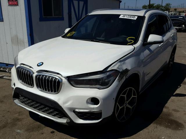 WBXHU7C37HP924673 - 2017 BMW X1 SDRIVE2 WHITE photo 2