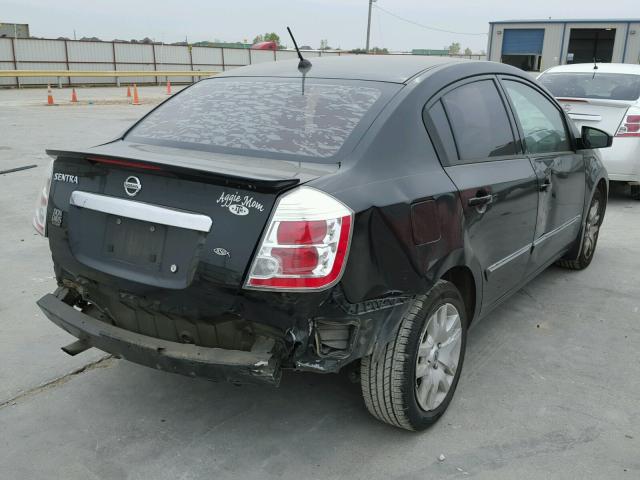 3N1AB6AP3BL690445 - 2011 NISSAN SENTRA 2.0 BLACK photo 4