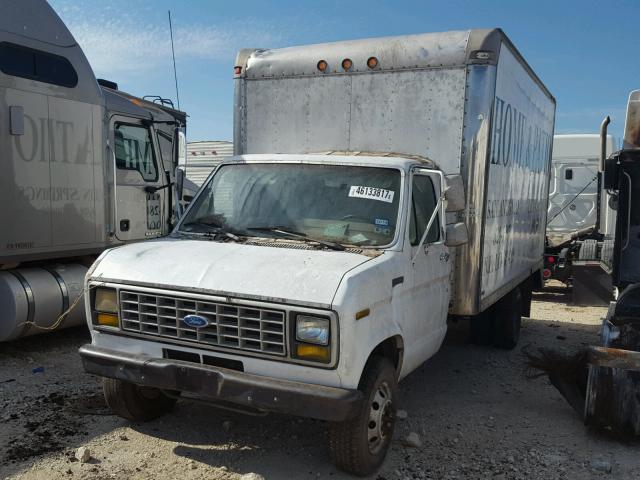 1FDKE37M7MHB31644 - 1991 FORD ECONOLINE WHITE photo 2