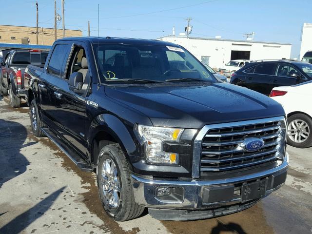 1FTEW1CG9FKD25598 - 2015 FORD F150 BLACK photo 1