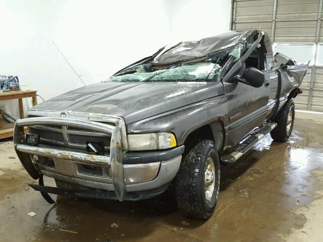 3B7KF236X2M252373 - 2002 DODGE RAM 2500 GRAY photo 2