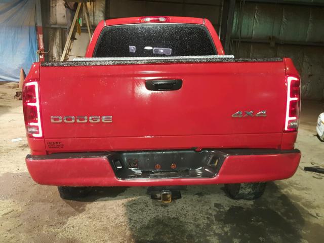 1D7HU16D34J208225 - 2004 DODGE RAM 1500 S RED photo 6