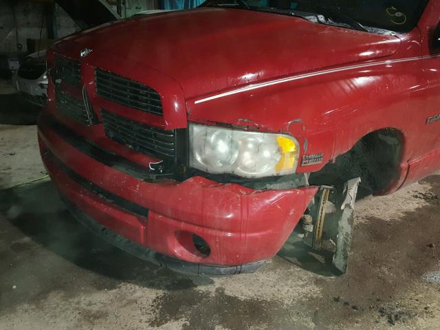 1D7HU16D34J208225 - 2004 DODGE RAM 1500 S RED photo 9