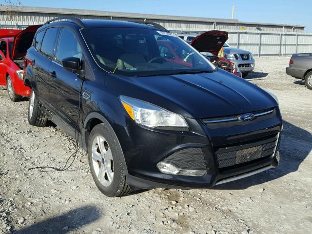 1FMCU0GX7EUA60261 - 2014 FORD ESCAPE SE BLACK photo 1