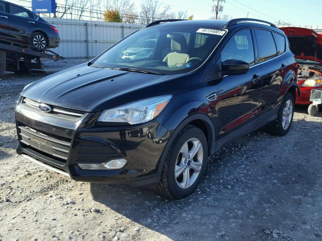 1FMCU0GX7EUA60261 - 2014 FORD ESCAPE SE BLACK photo 2