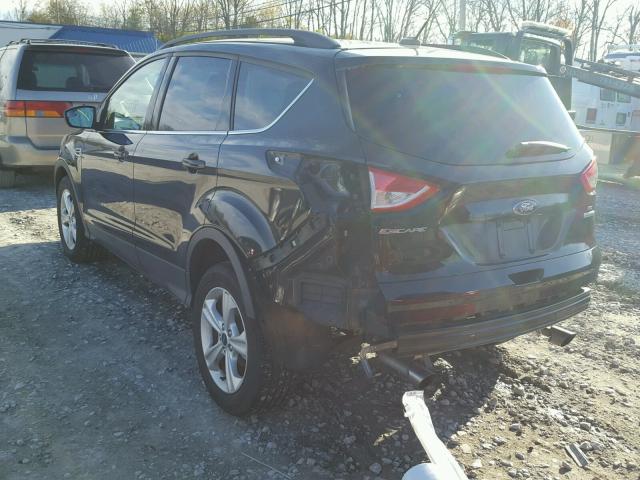 1FMCU0GX7EUA60261 - 2014 FORD ESCAPE SE BLACK photo 3