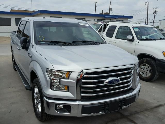 1FTEW1CF7FKE47836 - 2015 FORD F150 SILVER photo 1