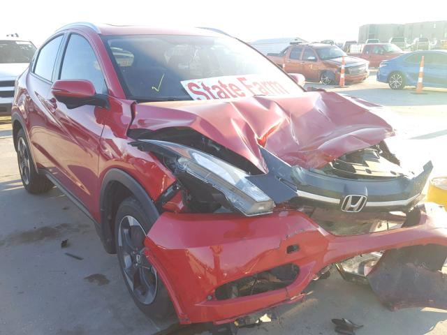 3CZRU5H72JM705191 - 2018 HONDA HR-V EXL RED photo 1