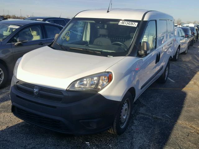ZFBERFAT9F6197525 - 2015 RAM PROMASTER WHITE photo 2