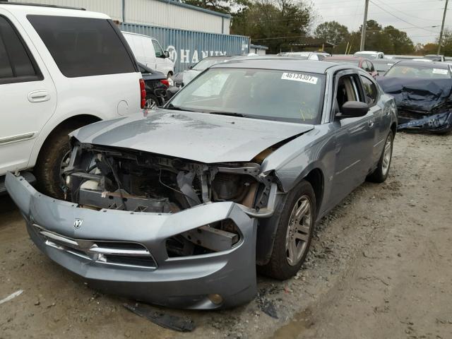 2B3KA43G86H444917 - 2006 DODGE CHARGER SE BLUE photo 2