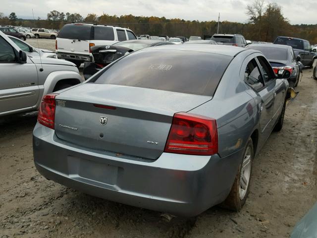 2B3KA43G86H444917 - 2006 DODGE CHARGER SE BLUE photo 4