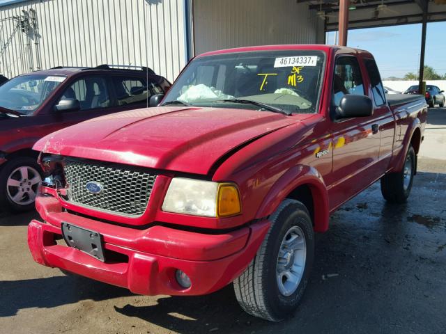 1FTYR14U63TA50688 - 2003 FORD RANGER RED photo 2