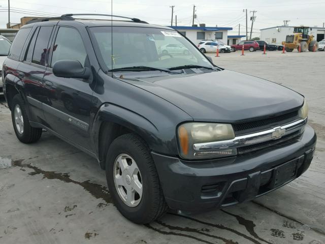 1GNDS13S832283746 - 2003 CHEVROLET TRAILBLAZE BLACK photo 1