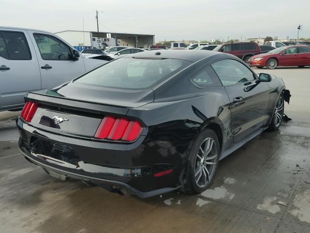 1FA6P8THXG5292460 - 2016 FORD MUSTANG BLACK photo 4