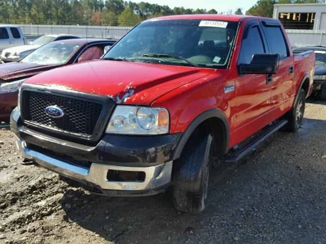 1FTPW14574KD68792 - 2004 FORD F150 SUPER RED photo 2