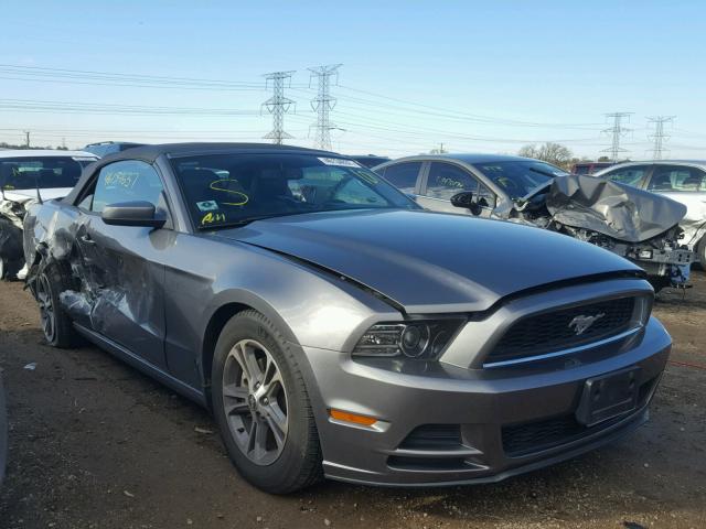 1ZVBP8EMXE5328581 - 2014 FORD MUSTANG GRAY photo 1