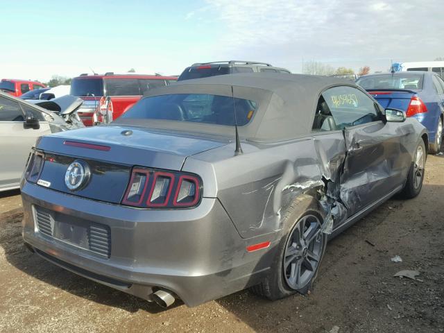 1ZVBP8EMXE5328581 - 2014 FORD MUSTANG GRAY photo 4
