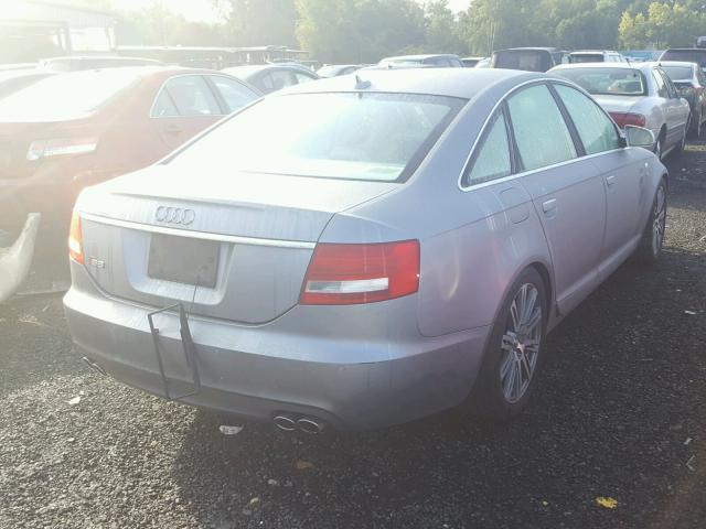 WAUDN94F58N050619 - 2008 AUDI S6 QUATTRO SILVER photo 4