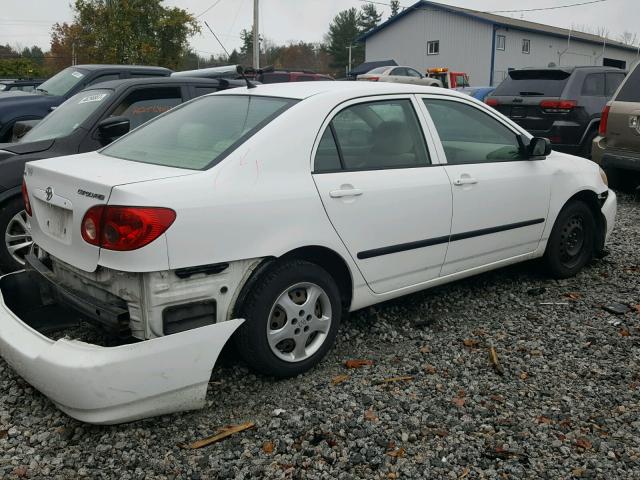 2T1BR32E18C877025 - 2008 TOYOTA COROLLA CE WHITE photo 4